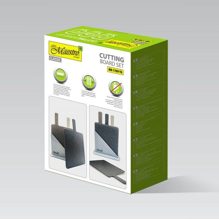 Ensemble de couteaux de cuisine et support Feel Maestro MR-1789TG 0 Ensemble de couteaux de cuisine et support Feel Maestro MR-1789TG 0