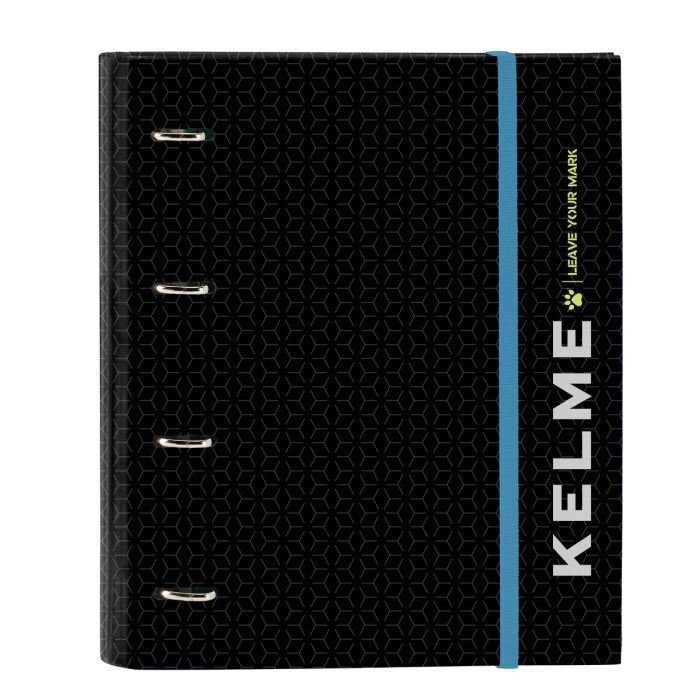 Reliure à anneaux Kelme Iron Noir 27 x 32 x 3.5 cm 0 Reliure à anneaux Kelme Iron Noir 27 x 32 x 3.5 cm 0