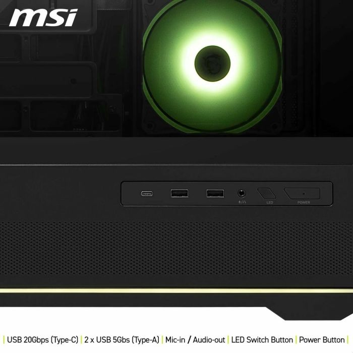 Boîtier ATX semi-tour MSI 306-7G28R21-JA4 Noir 3