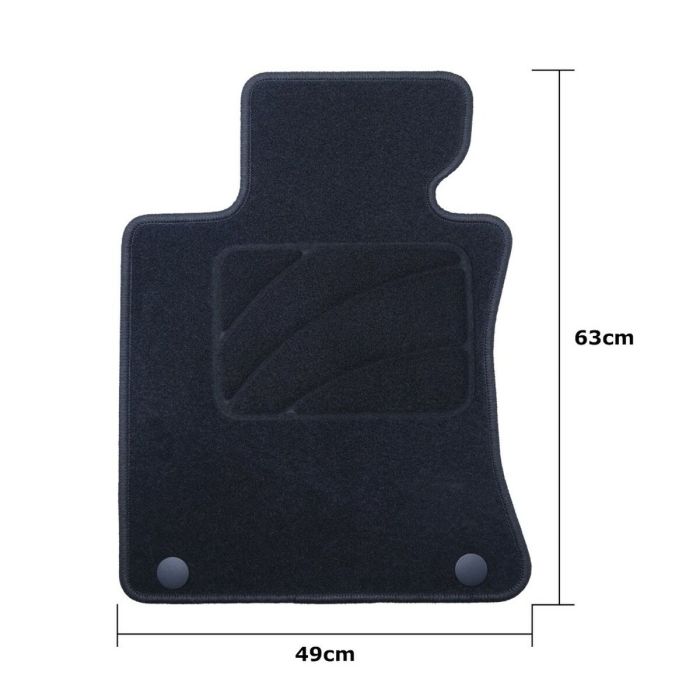 Set de tapis de voitures OCC Motorsport OCCBW0014 Bmw E64 Serie 6 Cabrio 5 Pièces 2 Set de tapis de voitures OCC Motorsport OCCBW0014 Bmw E64 Serie 6 Cabrio 5 Pièces 2