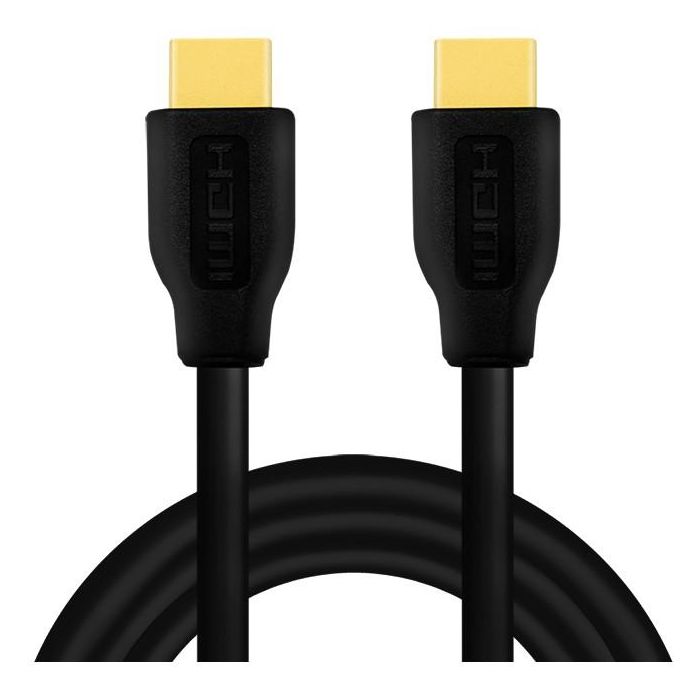 Câble HDMI LogiLink CH0102 3 mètres - HDMI 2.0 - 4K Ultra HD / 60 Hz - HDR - Noir - Connexion type A mâle - Blindé