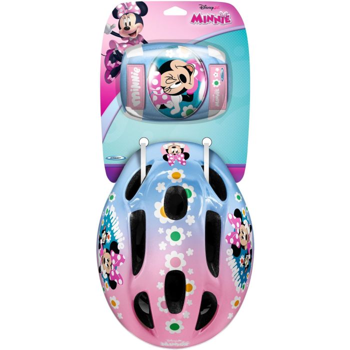 Set casque et coudieres / genouilleres - MINNIE - MN432507 - 50 / 56 cm 1