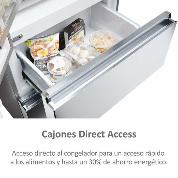 Réfrigérateur Combiné Haier HFR5719EWMG 190 Argenté 16