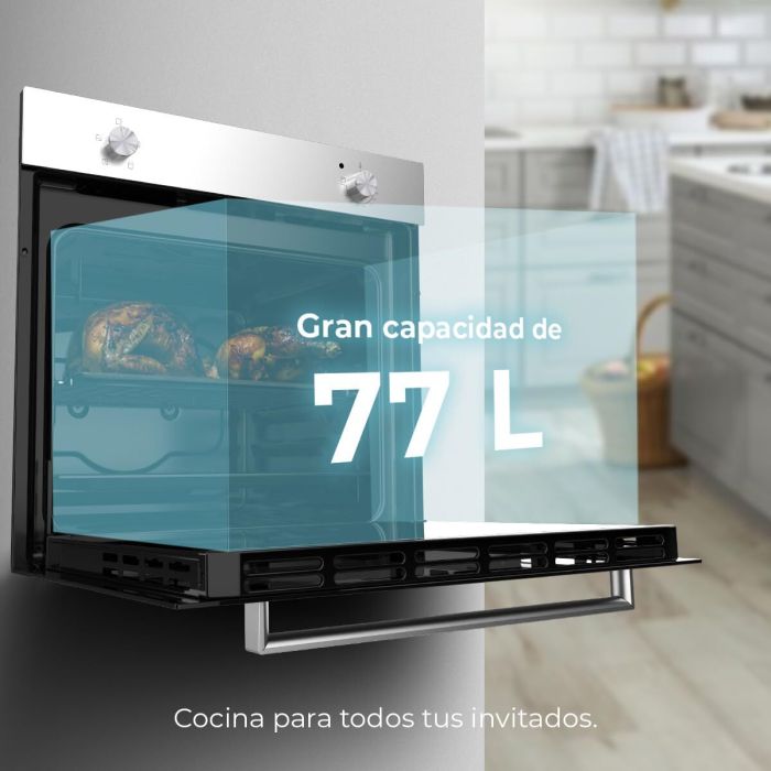 Four intégrable Cecotec Hexa C126000 Inox A 2800 W 77 L 5 Four intégrable Cecotec Hexa C126000 Inox A 2800 W 77 L 5