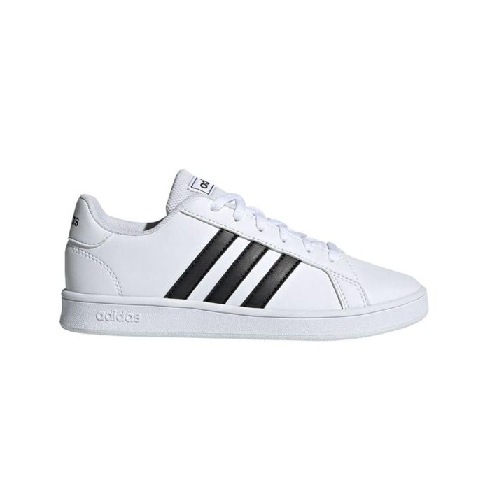 Chaussures de Sport pour Enfants Adidas Grand Court Blanc