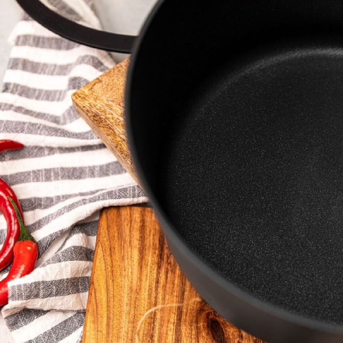 Marmite avec couvercle Cecotec Polka Platinum 28 Pot Thunder 4,5 L Noir Gris Aluminium Ø 28 cm 2