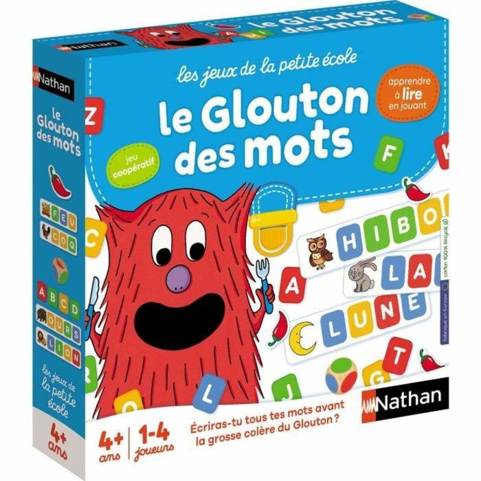 Jouet Educatif Nathan le glouton des mots 0 Jouet Educatif Nathan le glouton des mots 0