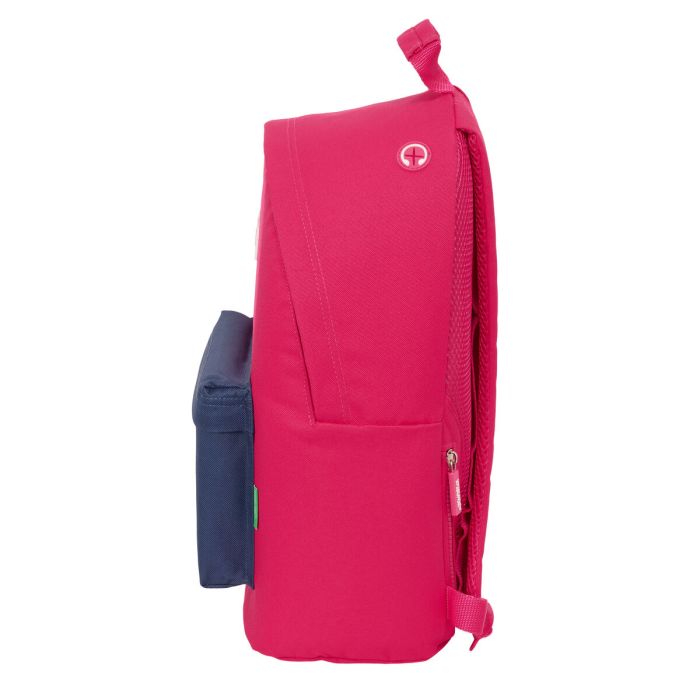 Sacoche pour Portable Benetton benetton Cerise Blue marine 31 x 41 x 16 cm 2