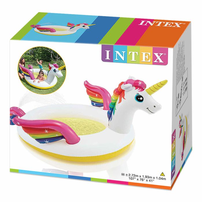 Pataugeoire gonflable pour enfants Intex Licorne 151 L 27,2 x 10,4 x 19,3 cm (4 Unités) 1 Pataugeoire gonflable pour enfants Intex Licorne 151 L 27,2 x 10,4 x 19,3 cm (4 Unités) 1