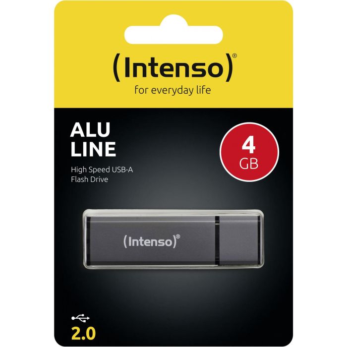 STICK 4GB USB 2.0 Intenso 3521451 Alu Line Grey 2