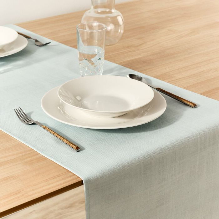 Chemin de Table Belum Liso Bleu 45 x 140 cm 3