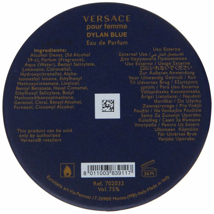Parfum Femme Versace Dylan Blue EDP 100 ml 6