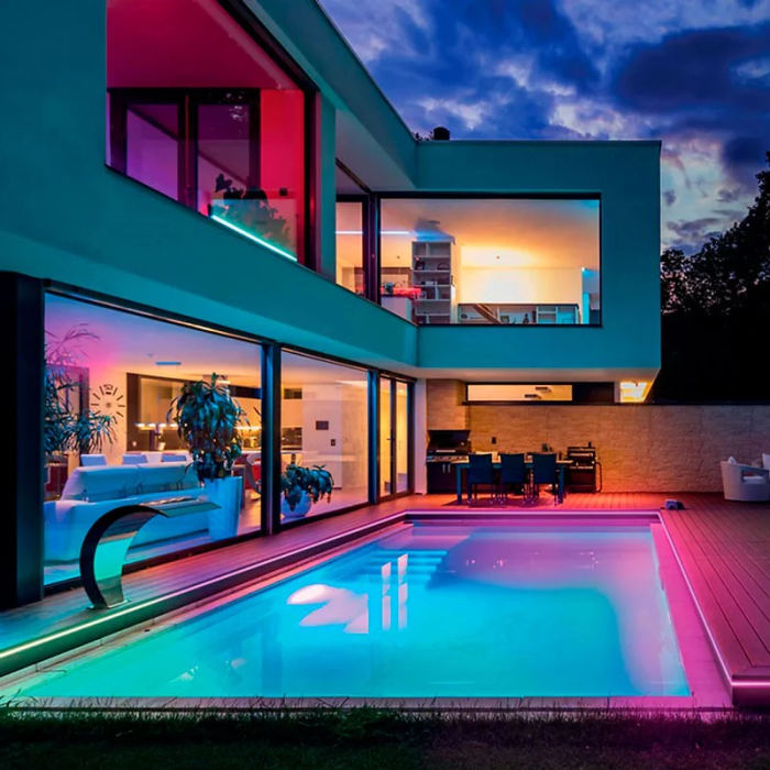 Tira Flexible LED 14,4W/M 220VAC 60LEDs/M SMD5050 IP65 RGB 50 Metros 3