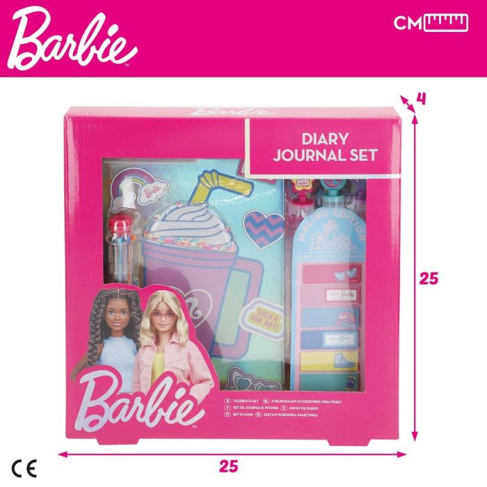 Agenda avec accessoires Barbie 15 x 1 x 20 cm Multicouleur 1