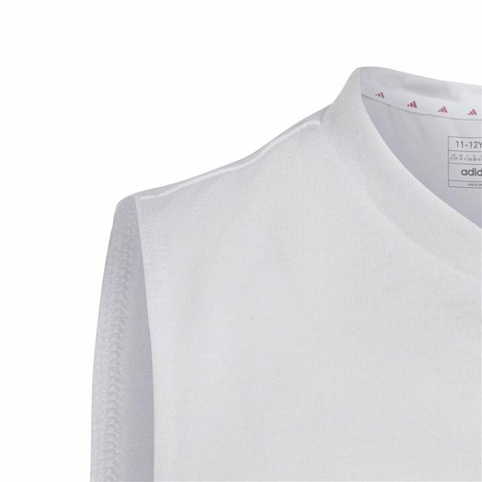 Débardeur Enfant Adidas Blanc 1 Débardeur Enfant Adidas Blanc 1