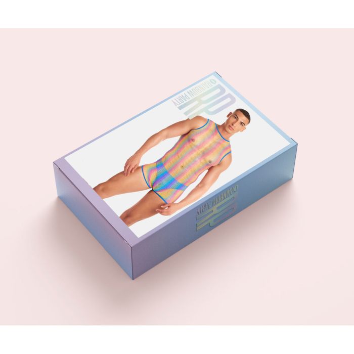 Ensemble de Lingerie Rainbow Party Multicouleur S/M 1 Ensemble de Lingerie Rainbow Party Multicouleur S/M 1