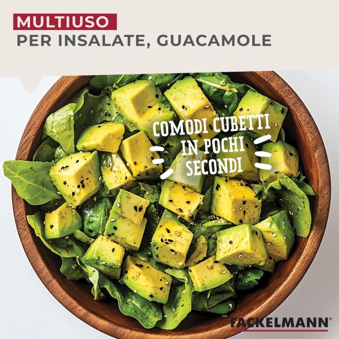 Coupe-Avocat Fackelmann 16 cm Vert Acier inoxydable 4 Coupe-Avocat Fackelmann 16 cm Vert Acier inoxydable 4