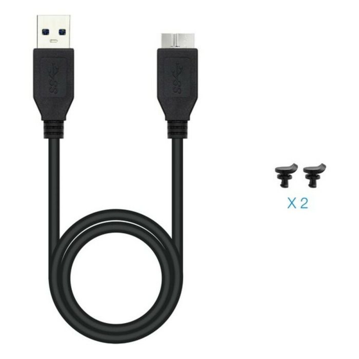 Boîtier Externe TooQ TQE-2281G SSD M.2 M.2 USB 3.1 SATA Micro USB B USB 3.2 2