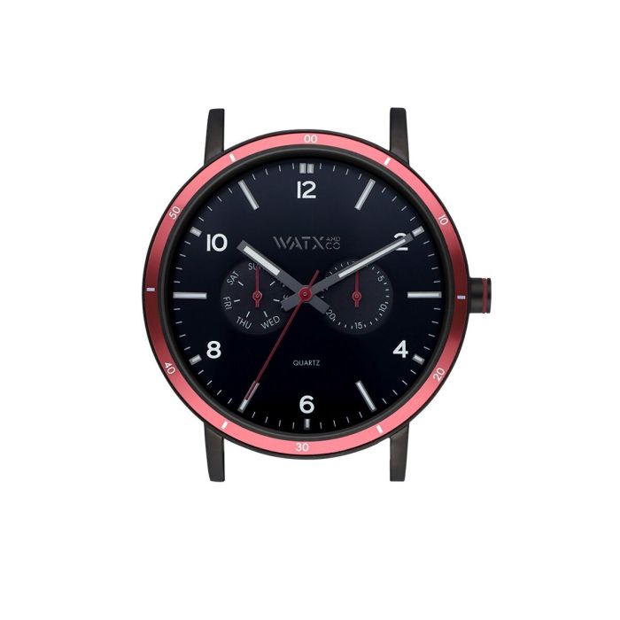 Montre Unisexe Watx & Colors WXCA2719 Noir (Ø 44 mm)