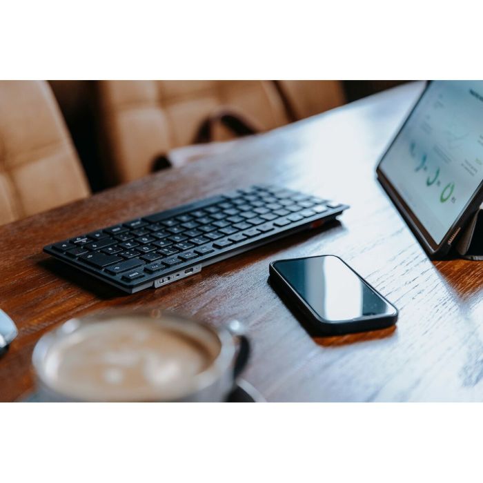 Clavier Cherry KW 9200 MINI Espagnol Qwerty Noir 8