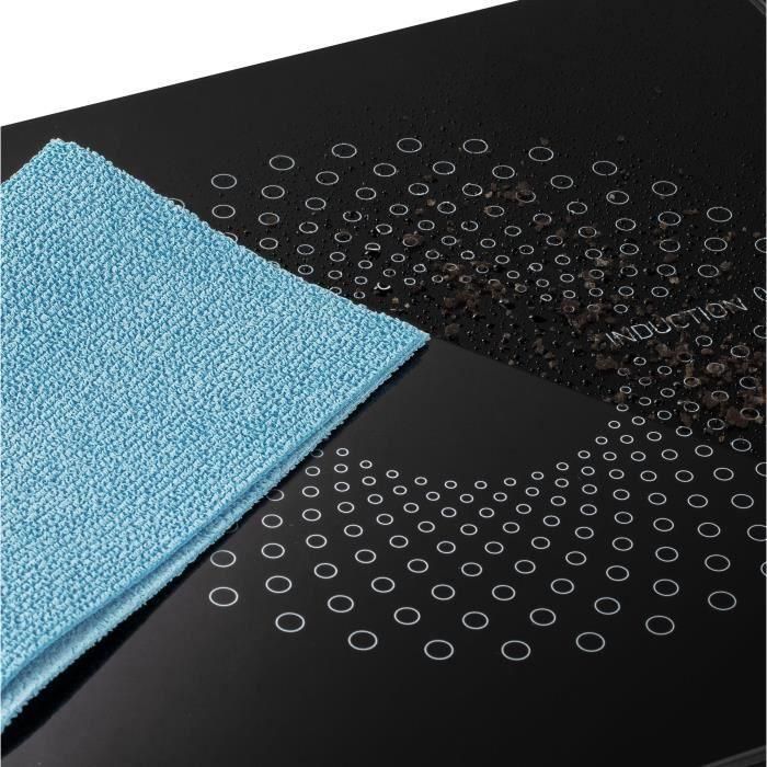 SENCOR Plaque de cuisson mixte induction et radiante 2 foyers 3400 W SCP 4001BK Noir - 10 niveaux, réglage température, nettoyage facile