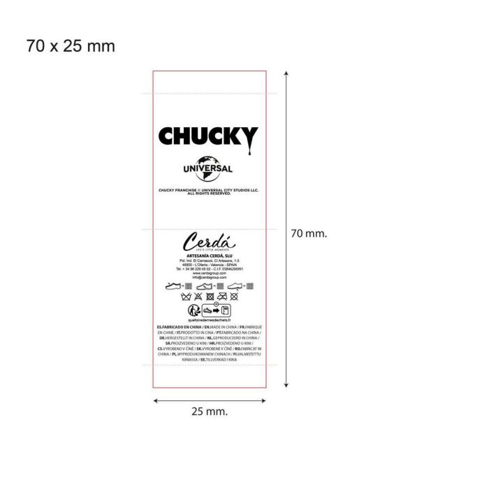 Chaussons Chucky Bleu 3 ans 2 Chaussons Chucky Bleu 3 ans 2