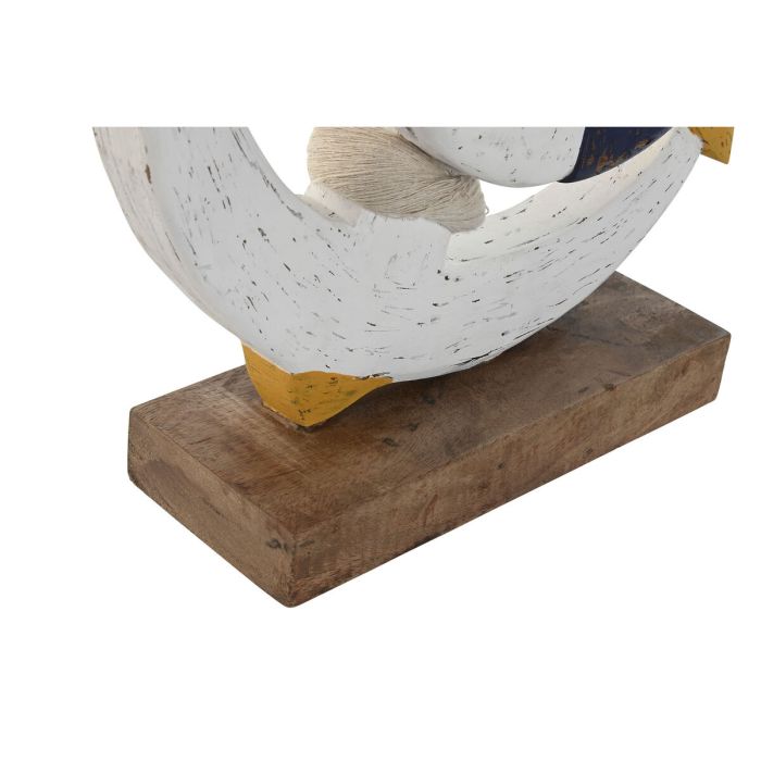 Figurine Décorative Home ESPRIT Blanc Naturel Blue marine 34 x 9 x 45 cm 1
