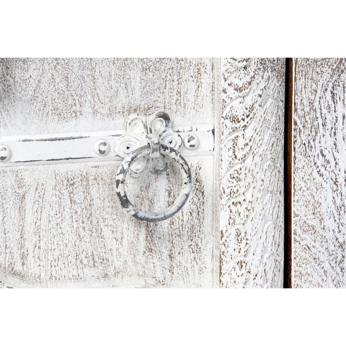 Meubles de télévision DKD Home Decor 8424001858347 Métal Blanc Bois de manguier 160 x 40 x 65 cm 3