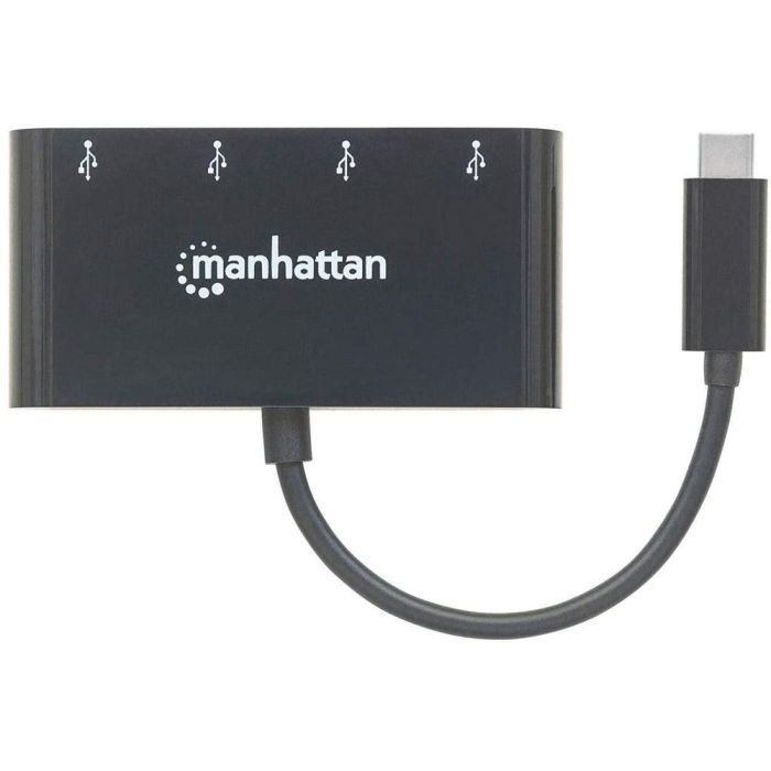 MANHATTAN USB 3.1 Gen1 TypC-Hub 4 USB A-Ports Strom über USB 3