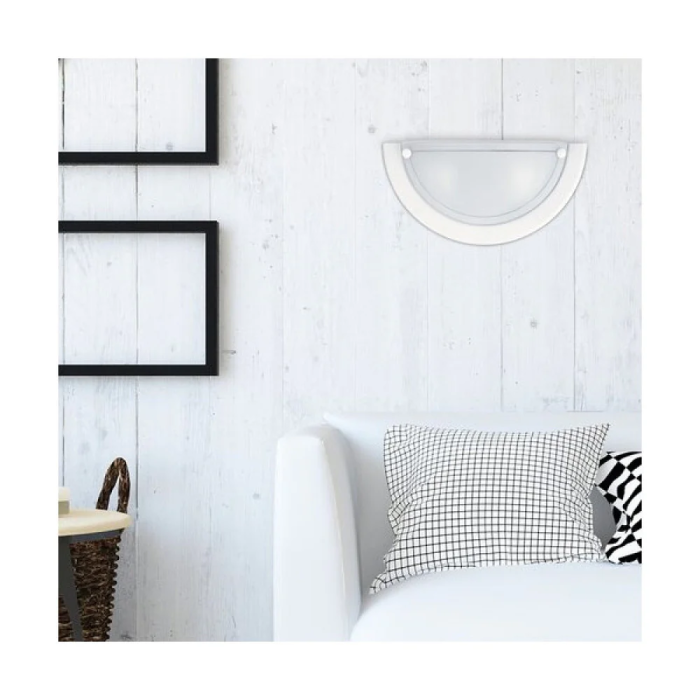 RABALUX Applique UFO 1xE27 IP20 Blanc Métal et Verre [RAB-5181] 2