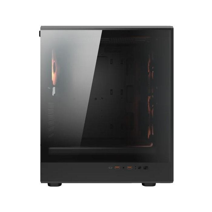 Cougar Airface Pure PRO CGR-2GA5B-P - Boîtier PC Midi-Tower Noir avec vitre latérale et ventilateurs ARGB - Compatible ATX/micro-ATX/Mini-ITX