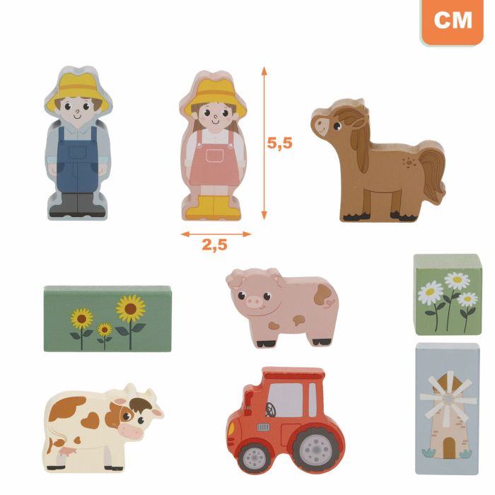 Blocs de construction Woomax 36 Pièces 3 Blocs de construction Woomax 36 Pièces 3