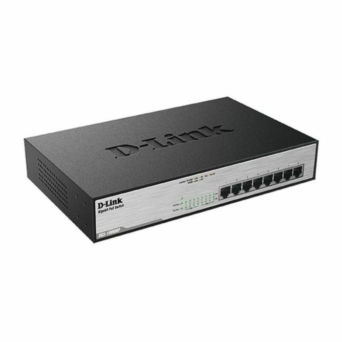Commutateur Réseau de Bureau D-Link DGS-1008MP 16 Gbps LAN 140W Noir 2 Commutateur Réseau de Bureau D-Link DGS-1008MP 16 Gbps LAN 140W Noir 2