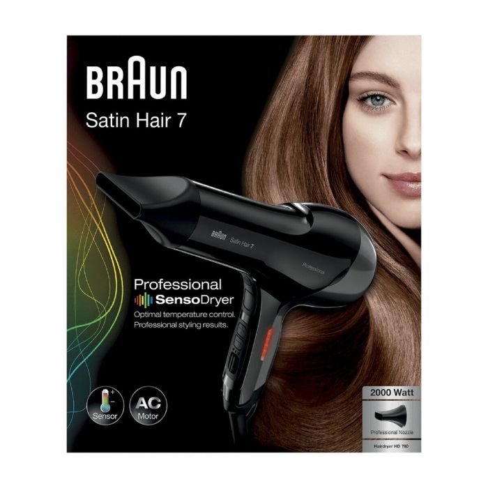 Sèche-cheveux Braun Satin Hair 7 HD 780 2000 W Noir 3 Sèche-cheveux Braun Satin Hair 7 HD 780 2000 W Noir 3