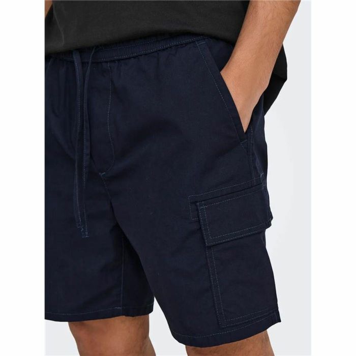 Pantalon Only & Sons Onskal Cargo 0287 Bleu 1 Pantalon Only & Sons Onskal Cargo 0287 Bleu 1