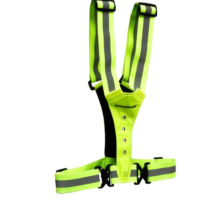 Harnais de Sport avec Lumières LED Lurunned InnovaGoods 2 Harnais de Sport avec Lumières LED Lurunned InnovaGoods 2