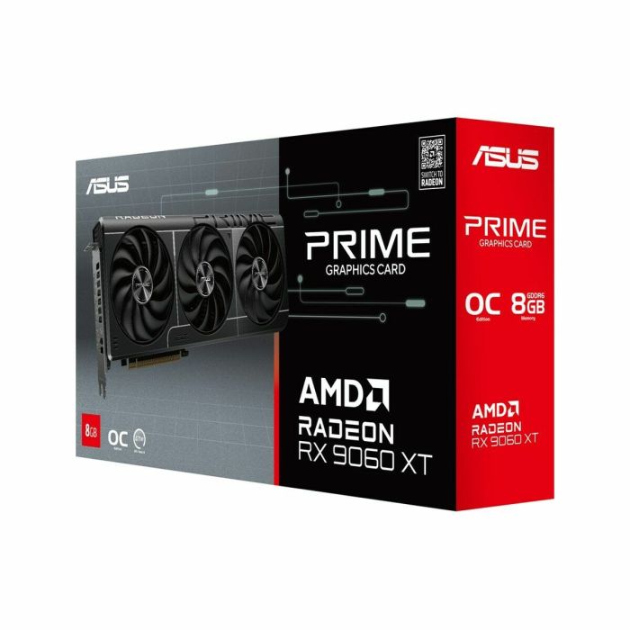 Carte Graphique Asus 90YV0MI0-M0NA00 8 GB GDDR6 RADEON RX 9060 XT 30 Carte Graphique Asus 90YV0MI0-M0NA00 8 GB GDDR6 RADEON RX 9060 XT 30