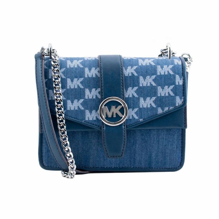 Sac à Bandoulière Michael Kors GREENWICH Bleu 21 x 15 x 8 cm 0 Sac à Bandoulière Michael Kors GREENWICH Bleu 21 x 15 x 8 cm 0