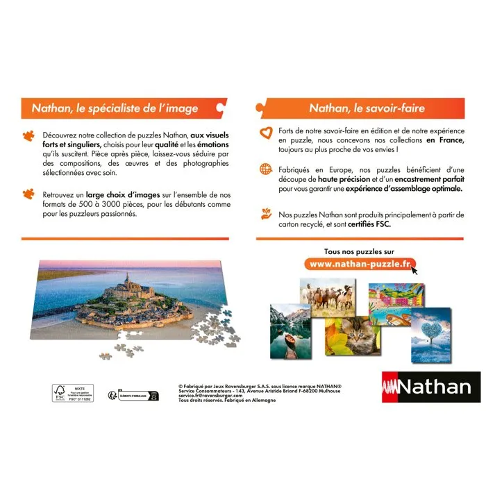 Nathan - Puzzle 1500 pièces - Les plantes médicinales - Collection Photo d'art - Réf. 12001818 - À partir de 14 ans - Encastrement parfait