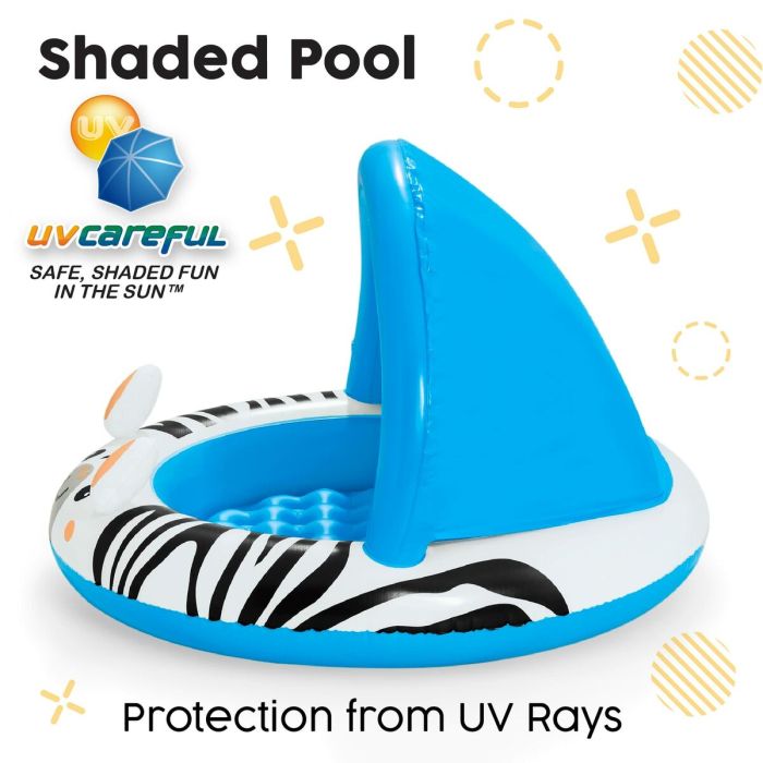 Bestway Piscine Gonflable Enfant Anneau Safari 97x66 cm +2 Ans Jardin 52559 7