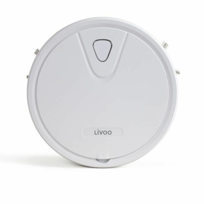 Livoo Robot aspirateur DOH135 800 Pa 70 min 500 mL Blanc