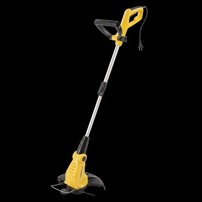 Powerplus Coupe-bordure 450 W avec tête inclinable à 90°, perche télescopique et fil automatique, largeur de coupe 300 mm