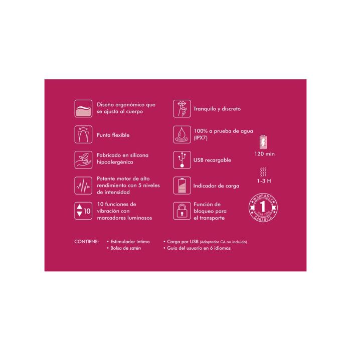 Vibromasseur Shunga Sanya Rose clair 4 Vibromasseur Shunga Sanya Rose clair 4