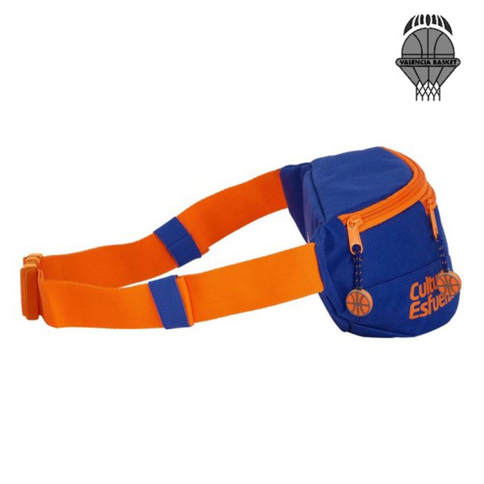Sac banane Valencia Basket Bleu Orange (23 x 12 x 9 cm) 1