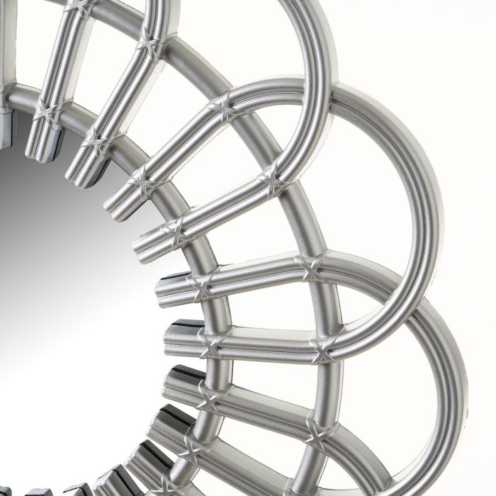 Miroir mural Argenté 48 x 1,5 x 48 cm 2