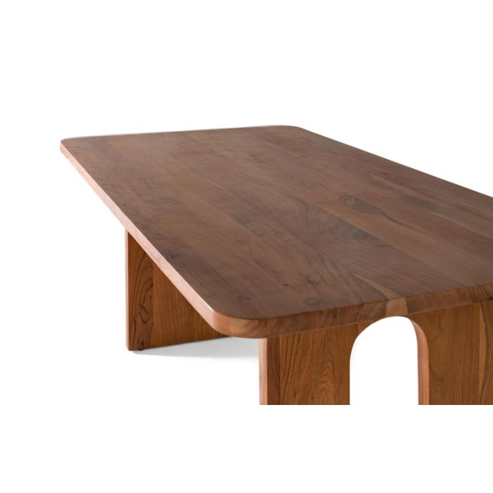 GINER Y COLOMER Table de salle à manger rectangulaire en bois d'acacia massif naturel - 200 x 100 x 76 cm, avec pieds anti-dérapants, nécessite assemblage 2 GINER Y COLOMER Table de salle à manger rectangulaire en bois d'acacia massif naturel - 200 x 100 x 76 cm, avec pieds anti-dérapants, nécessite assemblage 2
