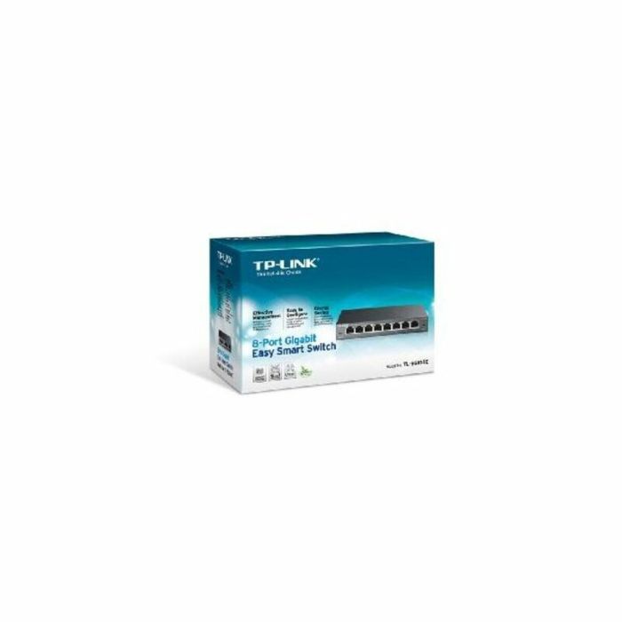 Commutateur Réseau de Bureau TP-Link Easy Smart TL-SG108E 8P Gigabit 4 Commutateur Réseau de Bureau TP-Link Easy Smart TL-SG108E 8P Gigabit 4