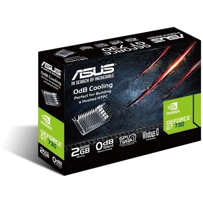 Carte graphique - ASUS - GT730-SL-2GD5-BRK NVIDIA GeForce GT 730 2 Go GDDR5 3