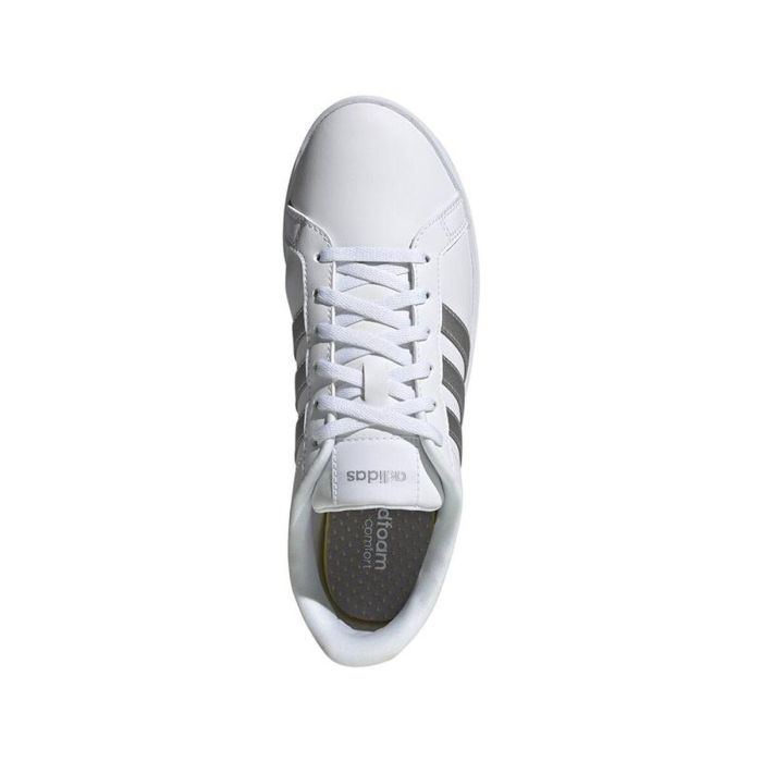 Chaussures de Running pour Adultes Adidas Courtpoint W Blanc 5