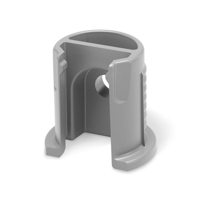 ITALIANA FERRAMENTA Support d'étagère Maori Union à pression, Zamak/Plastique, pour épaisseur 12-19mm, référence 504.152